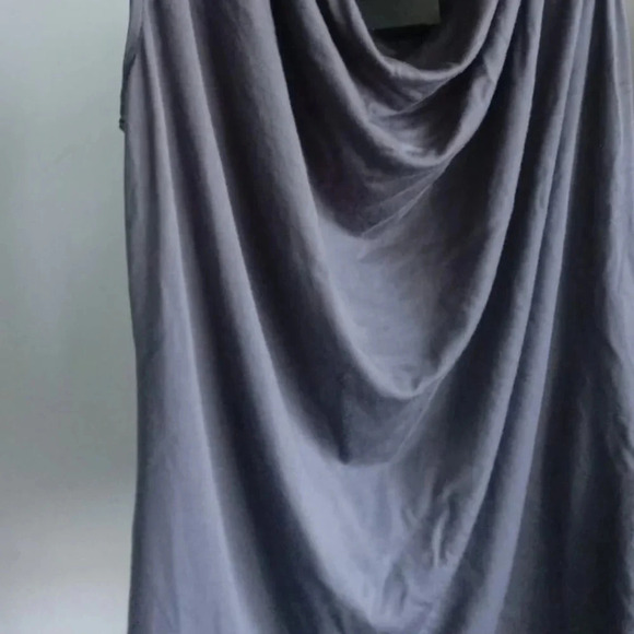 NWT Armani Exchange A/X Grey Silver Sequined Cowl Neck  Sleeveless Top size L - Picture 8 of 8